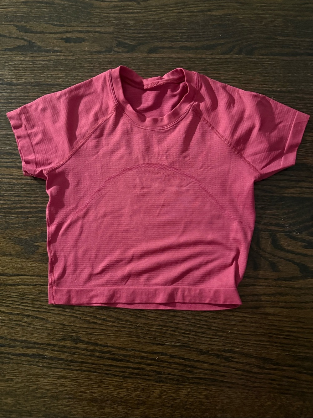 ' Pink Short-Sleeve Performance Top